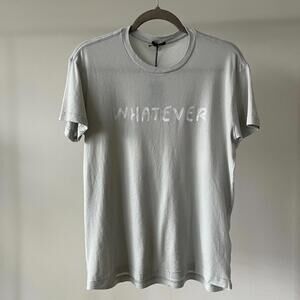 NWT~R13 "Whatever" Tshirt Unisex 95% cotton 5% cashmere Size XS
